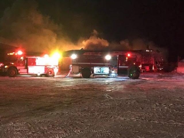 Owner praises firefighters after blaze destroys Hokums chipping plant