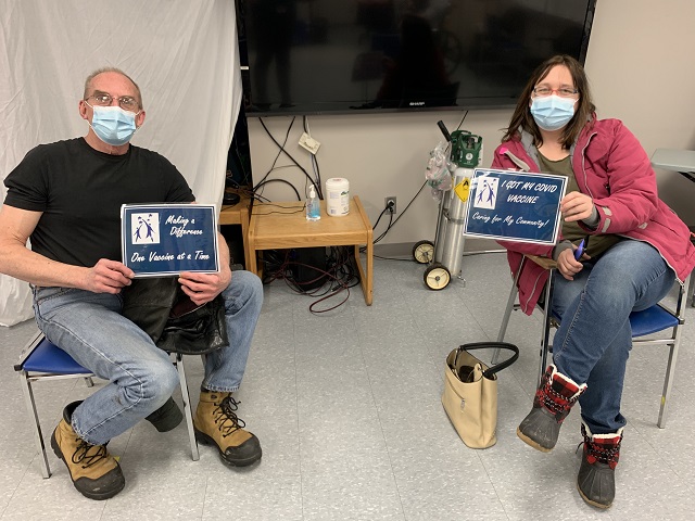 Vaccination progress in the Valley