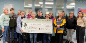 SFMH Auxiliary donates $10,000 for mammography machine