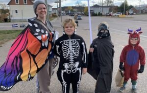 Scavengers search Barry's Bay during Halloween Hunt