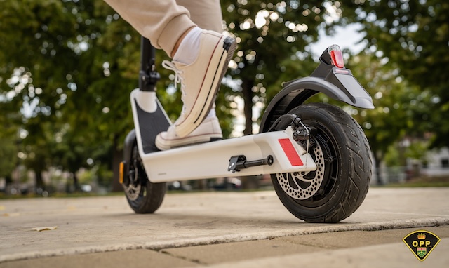 E-scooters only allowed where local by-laws permit say OPP